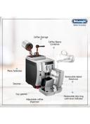 Delonghi Magnifica Automatic Coffee Machine 1 l 1450 W ECAM22.110 Silver/Black - SW1hZ2U6MjQyMzM1