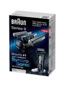 BRAUN Series 9 Syncro Sonic Wet And Dry Shaver Set Black/Blue - SW1hZ2U6MjQ0Njgx