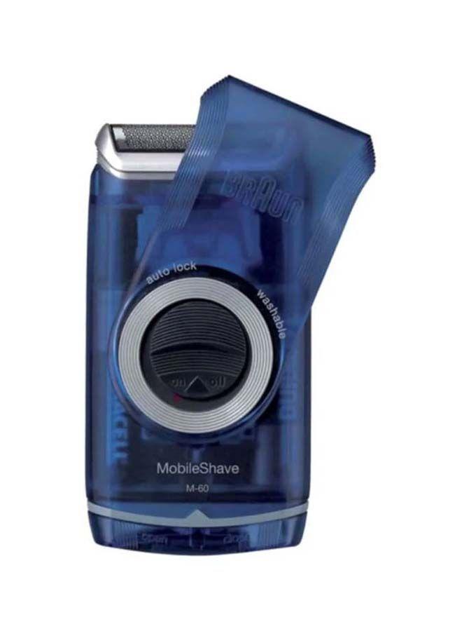 ماكيتة حلاقة كهربائية ( للرجال ) - أزرق BRAUN -  MobileShave Pocket Go Shaver