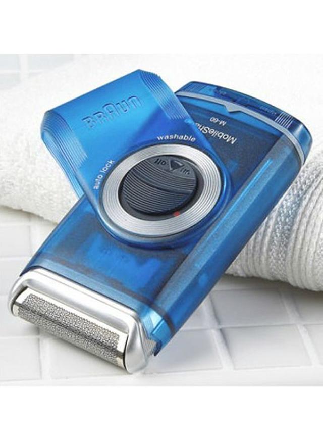 ماكيتة حلاقة كهربائية ( للرجال ) - أزرق BRAUN -  MobileShave Pocket Go Shaver - SW1hZ2U6Mjc5Nzk0