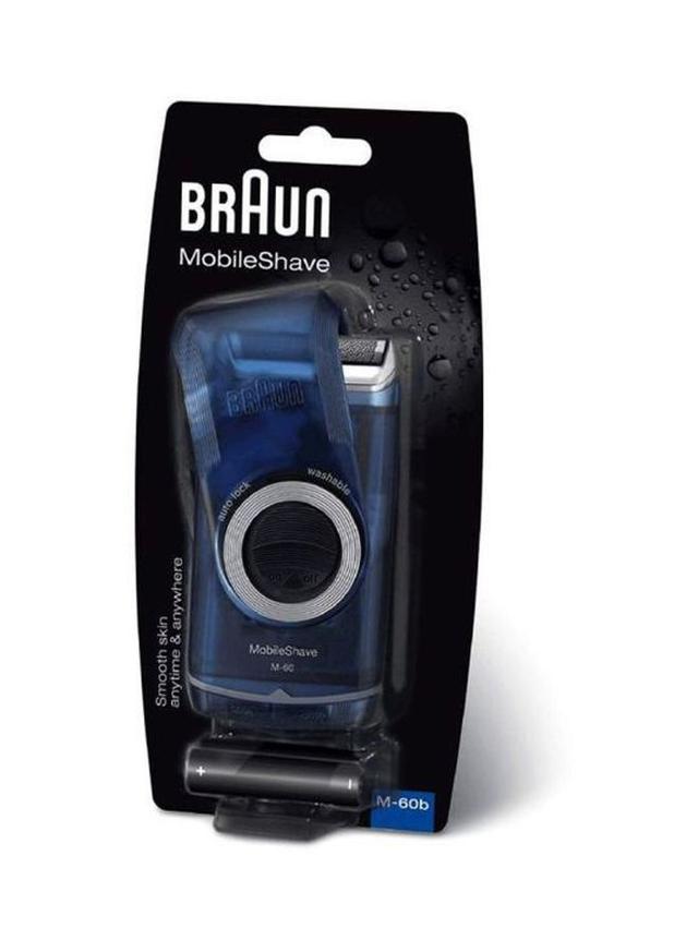 ماكيتة حلاقة كهربائية ( للرجال ) - أزرق BRAUN -  MobileShave Pocket Go Shaver - SW1hZ2U6Mjc5Nzk4