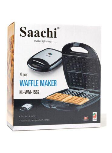 جهاز صنع الوافل بسعة 4 قطع Piece Waffle Maker - Saachi - 8}