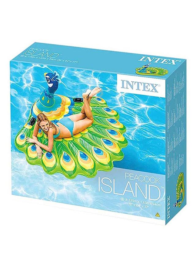 INTEX Peacock Design Inflatable Pool Floats 163 x 94cm - SW1hZ2U6MjY4OTcz
