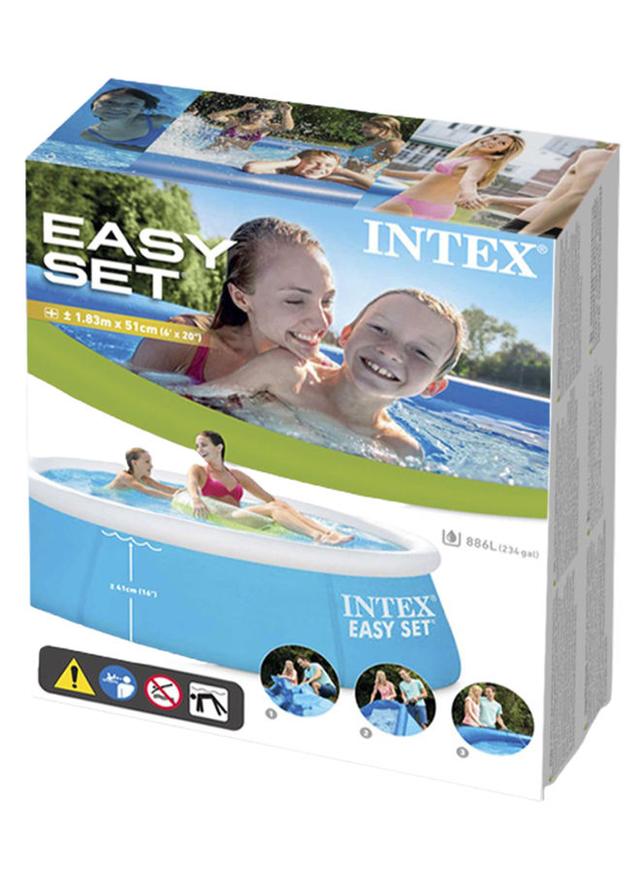 حوض سباحة منزلي للأطفال  INTEX Easy Set Swimming Pool 28101NP - SW1hZ2U6MjY2MDE1
