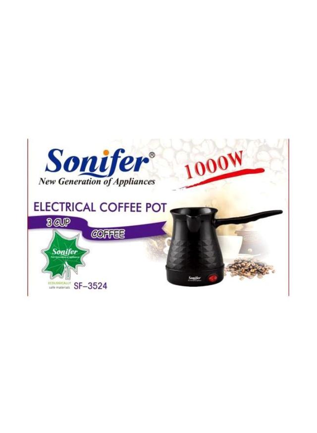 غلاية قهوة تركية كهربائية بسعة 400 مل وقوة 1000 واط Turkish Coffee Maker - Sonifer - SW1hZ2U6MjcyNjM5
