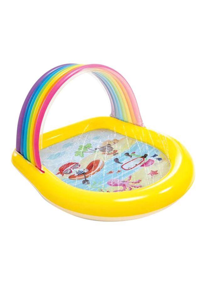 حوض سباحة منزلي على شكل قوس قزح للأطفال  INTEX Rainbow Arch Spray Pool