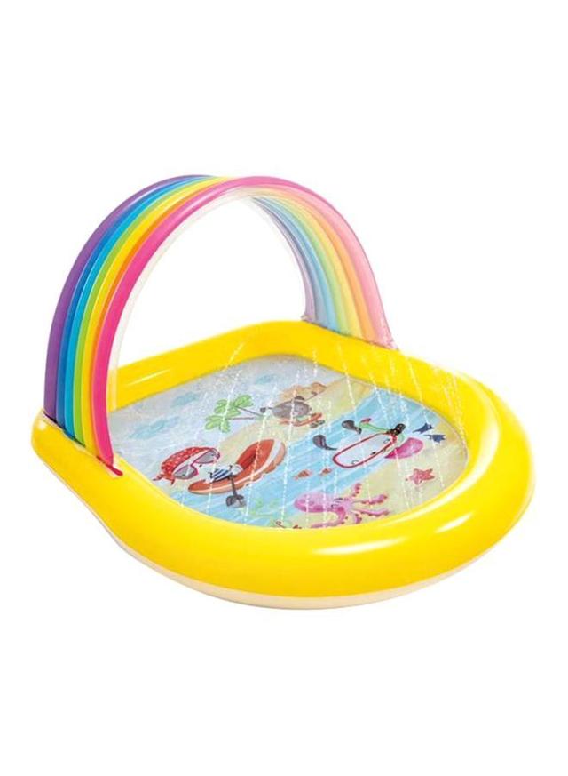 حوض سباحة منزلي على شكل قوس قزح للأطفال  INTEX Rainbow Arch Spray Pool - SW1hZ2U6MjY4MjM5