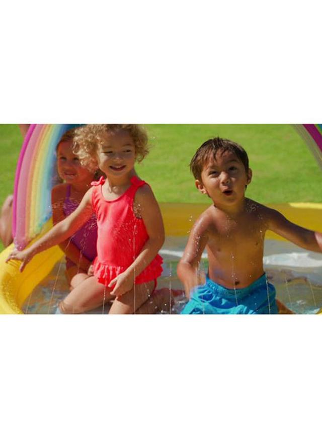 حوض سباحة منزلي على شكل قوس قزح للأطفال  INTEX Rainbow Arch Spray Pool - SW1hZ2U6MjY4MjU1