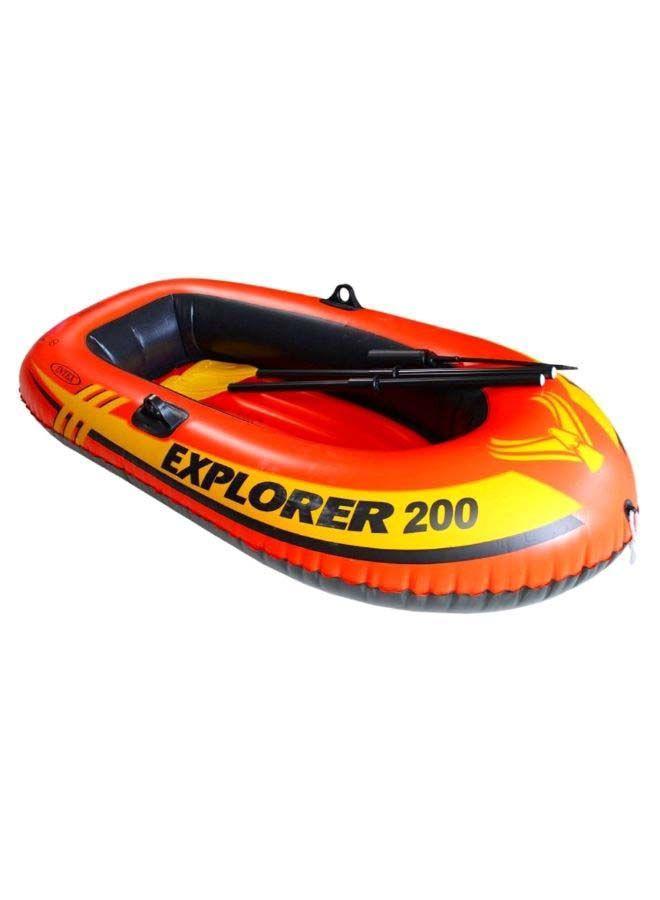 قارب صغير قابل للنفخ  INTEX 3-Piece Explorer Pro 200 Boat Set