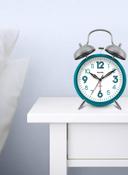 ساعة منبه Twin Bell Alarm Clock Teal من SHARP - SW1hZ2U6MjgwMDc0