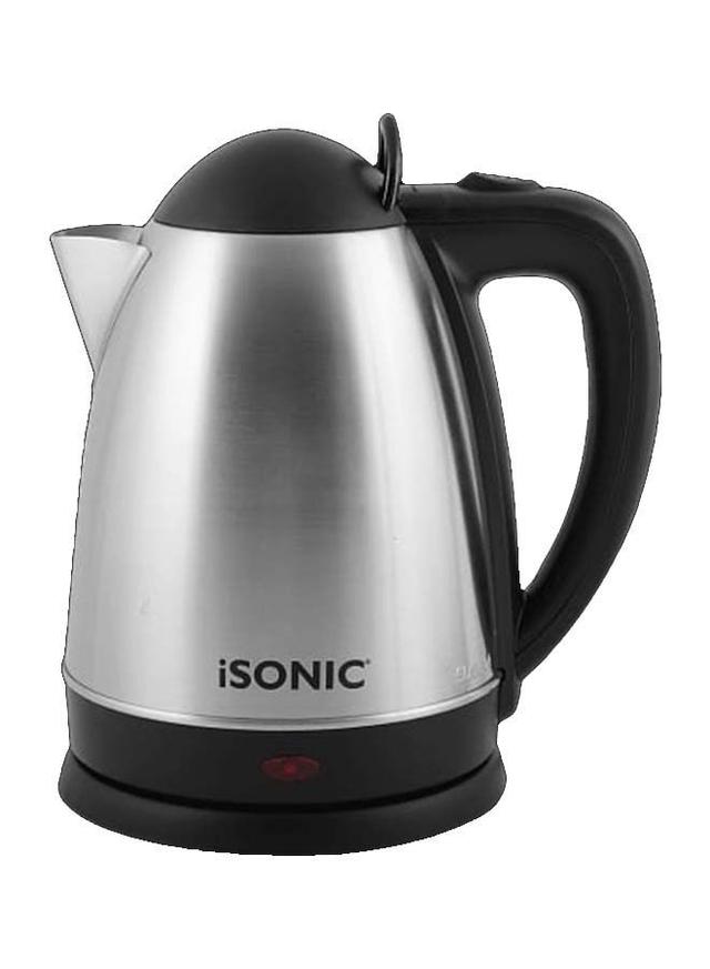 ISONIC Stainless Steel Electric Kettle With Concealed Heating Element 2.5 l iK 512 Black/Silver - SW1hZ2U6MjY5MTQz