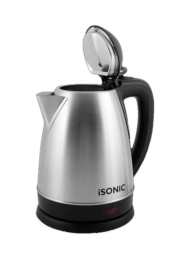 ISONIC Stainless Steel Electric Kettle With Concealed Heating Element 2.5 l iK 512 Black/Silver - SW1hZ2U6MjY5MTU3