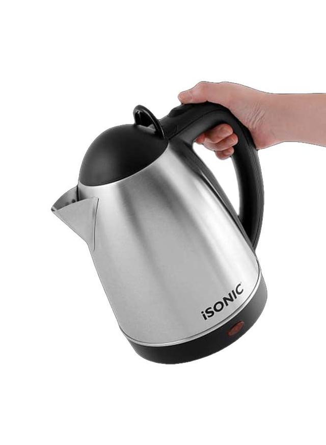 ISONIC Stainless Steel Electric Kettle With Concealed Heating Element 2.5 l iK 512 Black/Silver - SW1hZ2U6MjY5MTYz