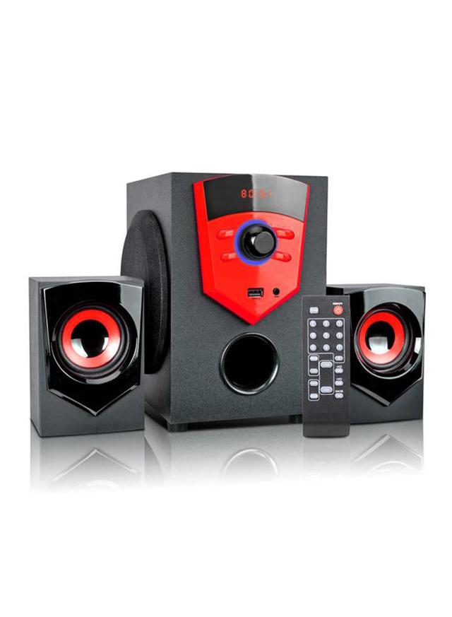 ISONIC 2.1 Channel Multimedia Speaker Set iS 474 Black/Red - SW1hZ2U6MjgyMzQx