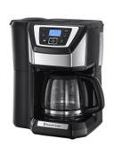 Russell Hobbs Chester Grind And Brew Coffee Machine 1.5L 1025W 1025 W 22000 56 Black/Silver/Clear - SW1hZ2U6Mjg3MjA2