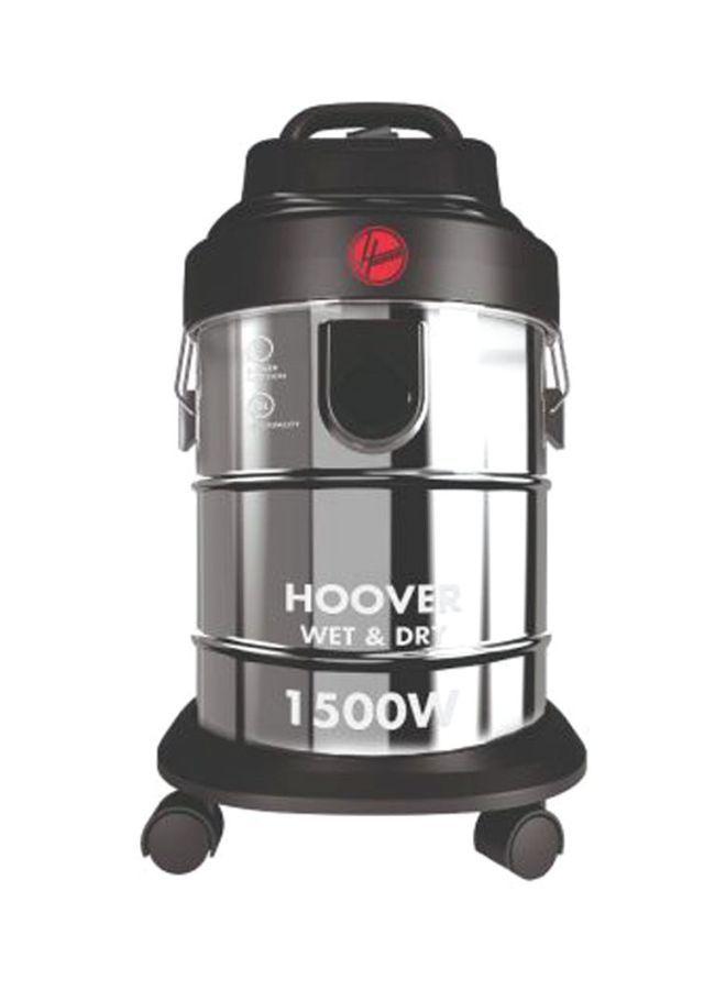 مكنسة كهربائية بقوة 1500 واط وسعة 18 لتر Vacuum Cleaner - Hover