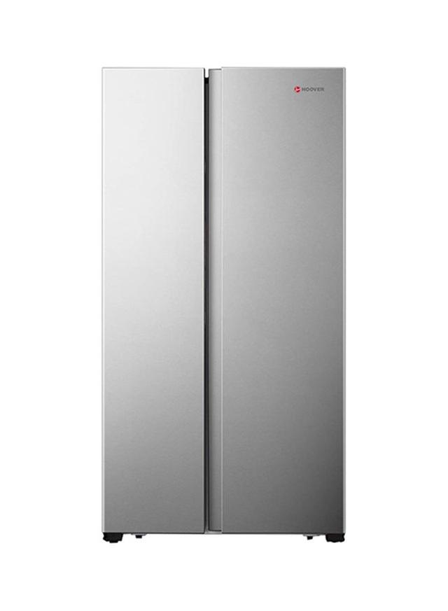 HOOVER Side By Side Refrigerator 508L 508 l HSB508 S Silver - SW1hZ2U6MjM4MzE3