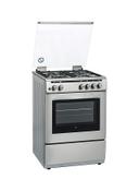 HOOVER 4 Burner Gas Cooker With Gas Oven FGC66.02S Stainless Steel - SW1hZ2U6MjM4NzMz