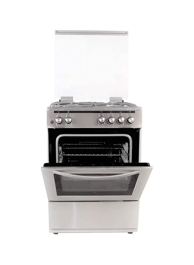 HOOVER 4 Burner Gas Cooker With Gas Oven FGC66.02S Stainless Steel - SW1hZ2U6MjM4NzM1