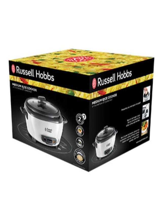 Russell Hobbs Medium Rice Cooker And Steamer 0.8 l 300 W 27030 White/Black - SW1hZ2U6MjY3NTM0