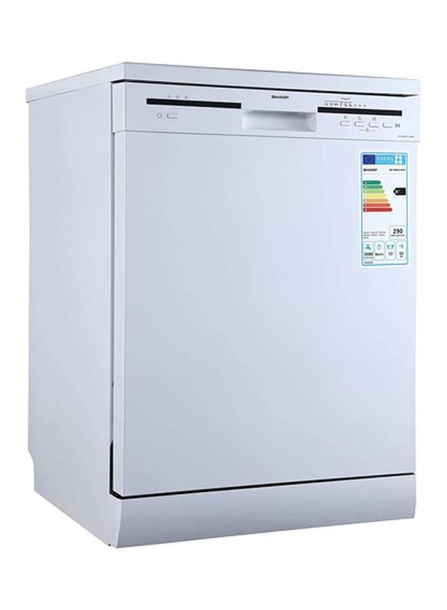 غسالة صحون بسعة 12 لتر Dishwasher QWMB612SWH من SHARP - SW1hZ2U6MjQzODY4