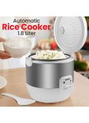 ISONIC 3 In 1 Automatic Rice Cooker 1.8L 1.8 l 762 W IRC 760 White/Silver - SW1hZ2U6MjYxODA1