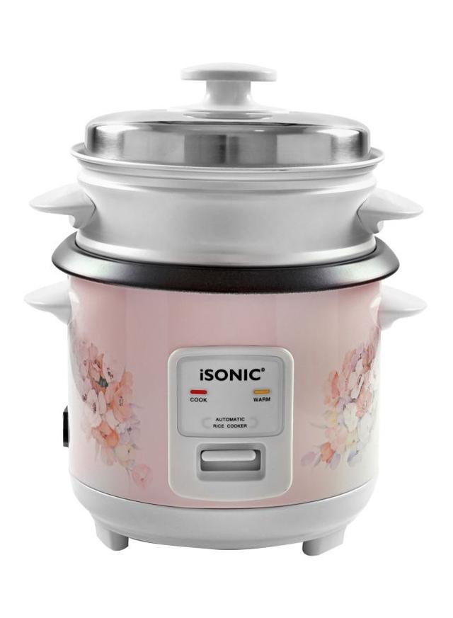 ISONIC Automatic Rice Cooker 0.6 l 350 W IRC 756 Pink/White/Silver - SW1hZ2U6MjQxMDkw