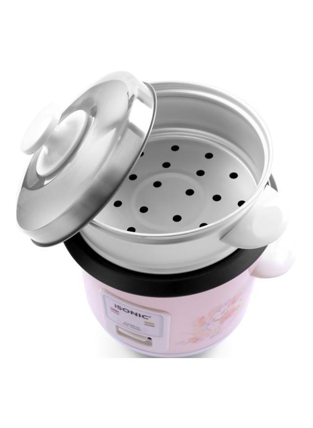 ISONIC Automatic Rice Cooker 0.6 l 350 W IRC 756 Pink/White/Silver - SW1hZ2U6MjQxMDk2