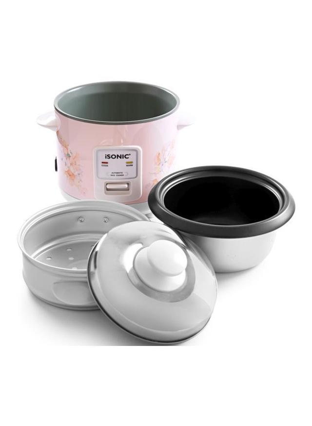ISONIC Automatic Rice Cooker 0.6 l 350 W IRC 756 Pink/White/Silver - SW1hZ2U6MjQxMDk0