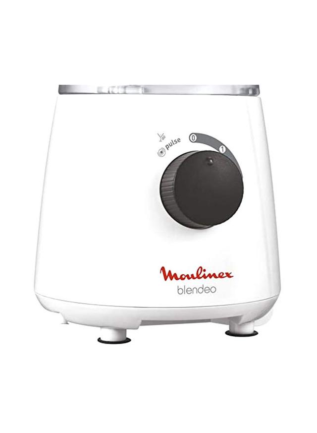 MOULINEX Blendeo Blender With Grinder/Grater/Ice Crush Function 1.5 l 400 W LM2A3127 White/Clear - SW1hZ2U6MjYxNjY5