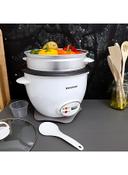 Krypton Rice Cooker With Steamer Non Stick Inner Pot 1.8 l 700 W KNRC5283 White/Grey/Black - SW1hZ2U6MjY3NDc3