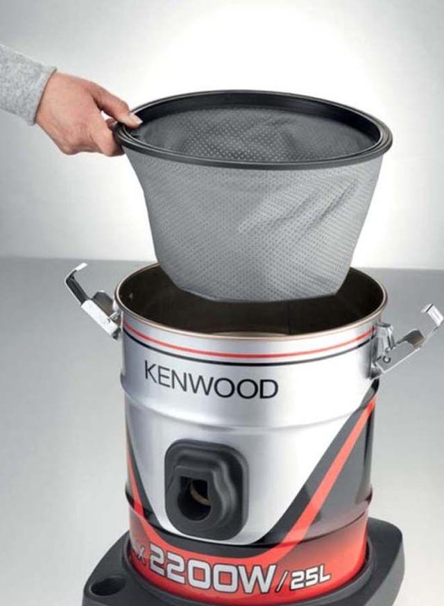 Kenwood Drum Vacuum Cleaner 25 l 2200 W VDM60.000BR Silver/Black/Red - SW1hZ2U6MjQ5Njc3
