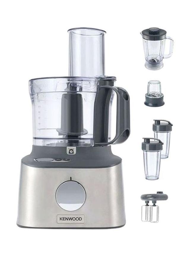 Kenwood Multipro Compact Plus Food Processor & Blender with Digital Weighing Scale 800 W FDM312SS silver/Grey/Clear - SW1hZ2U6MjgyODY4