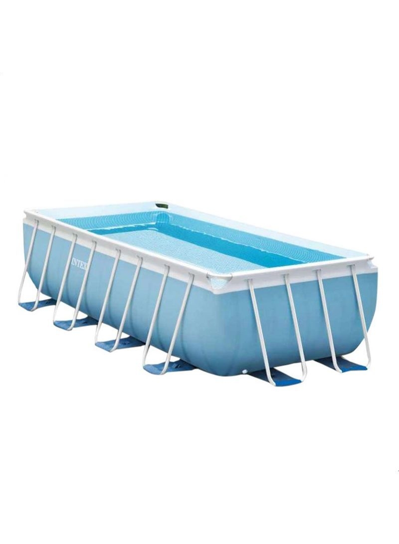 مسبح مستطيل الشكل عالي الجودة 488x244x107 سم | Intex Prism Frame Rectangular Swimming Pool