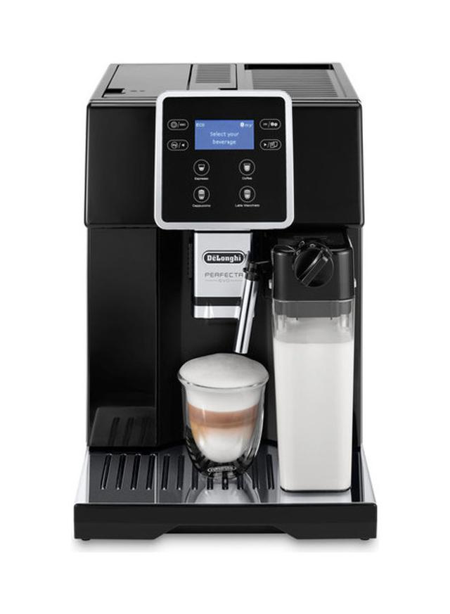 ماكينة قهوة ديلونجي اوتوماتيكية 1350واط 1.8 لتر أسود Fully Black 1.8L 1350W Automatic Coffee Machine - SW1hZ2U6MjgzMDU0
