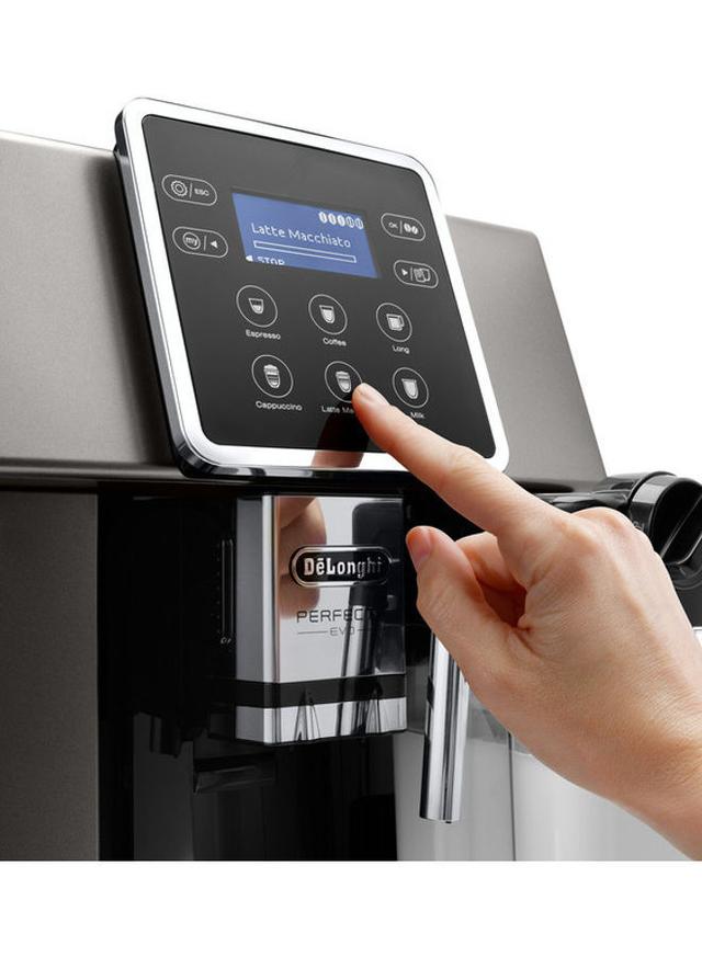 ماكينة قهوة أوتوماتيكية بقوة 1350 واط  Fully Automatic Coffee Machine ESAM420.80.TB - De'Longhi - SW1hZ2U6MjgzMDI3