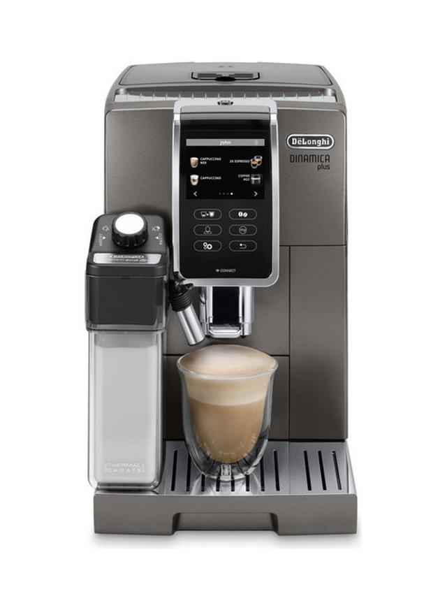 ماكينة قهوة بقوة 1350 واط Dinamica Plus Coffee Machine  ECAM370.95.T - De'Longhi - SW1hZ2U6MjQxNzM2