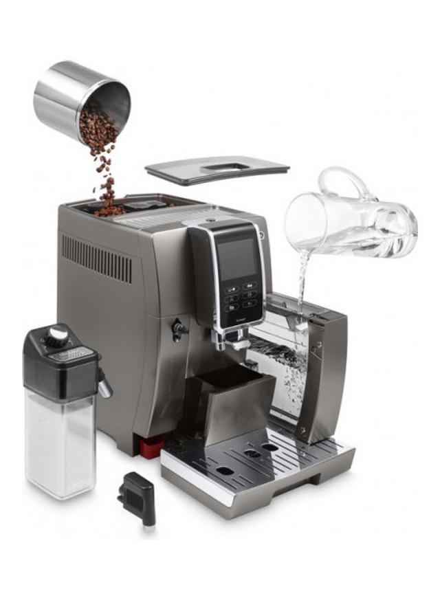Delonghi Dinamica Plus Fully Automatic Coffee Machine 1350 W ECAM370.95.T titanum - SW1hZ2U6MjQxNzU2