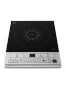 evvoli Induction Hob 2100W Soft Touch Control With 8 Stage Power Setting And 6 Cooking Programs With 2 Years Warranty 2100 W EVKA IH106S Black/Silver - SW1hZ2U6MjQxMjE3