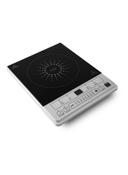 evvoli Induction Hob 2100W Soft Touch Control With 8 Stage Power Setting And 6 Cooking Programs With 2 Years Warranty 2100 W EVKA IH106S Black/Silver - SW1hZ2U6MjQxMjE5