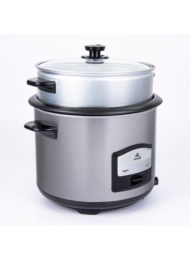 جهاز طبخ الأرز بسعة 6.5 لتر وقوة 750 واط evvoli Rice Cooker - SW1hZ2U6MjQxMTc4
