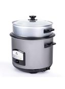 evvoli 2 In 1 Rice Cooker with Steamer Up To 12 Cup Of Rise non stick 6.5 l 750 W EVKA RC6501S Silver/Black - SW1hZ2U6MjQxMTky