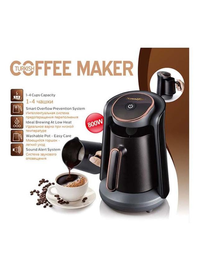 Sonifer Automatic Turkish Coffee Maker 0.5 l 800 W SF 3538 Black - SW1hZ2U6MjU4MDcy