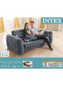 INTEX Pull Out Inflatable Sofa Combination Grey 203x224x66meter - SW1hZ2U6MjUzMTMw