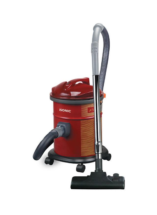 ISONIC Multifunction Vacuum Cleaner With Steel Drum 18 l 1600 W IV 600 Red - SW1hZ2U6MjUxMjU5