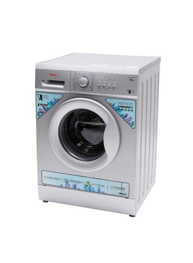 NOBEL Front Load Washing Machine 8 kg 2000 W NWM850FS Silver - SW1hZ2U6MjM4OTcz