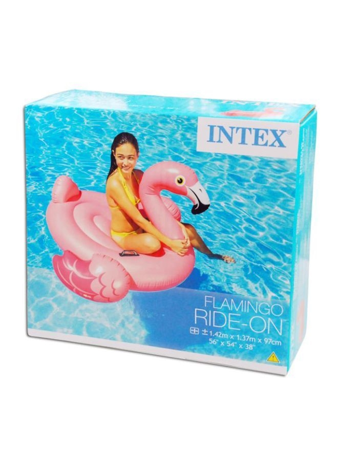 عوامة سباحة قابلة للنفخ بتصميم طائر فلامينجو | Intex Flamingo Ride -On