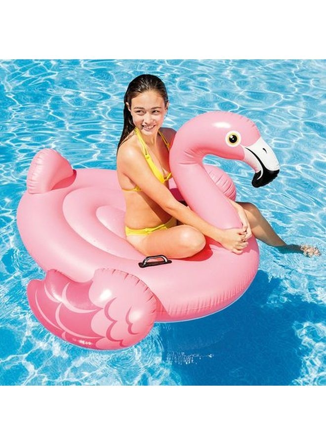 عوامة سباحة قابلة للنفخ بتصميم طائر فلامينجو | Intex Flamingo Ride -On