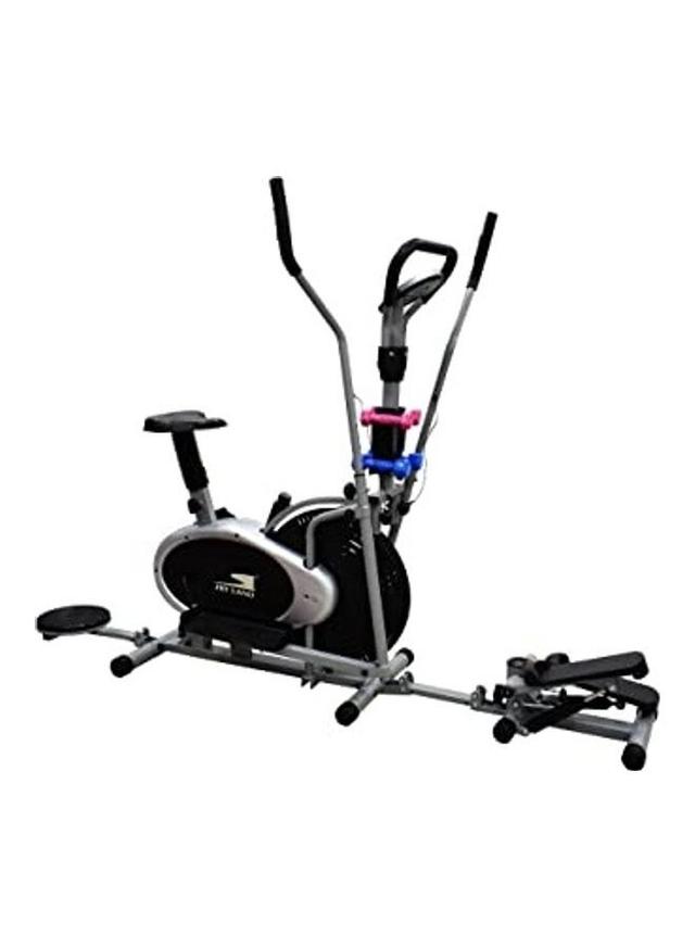 SkyLand 5-In-1 Exercise Bike With Twister, Stepper And Dumbbells 98x70x33cm - SW1hZ2U6MjM1MTM0