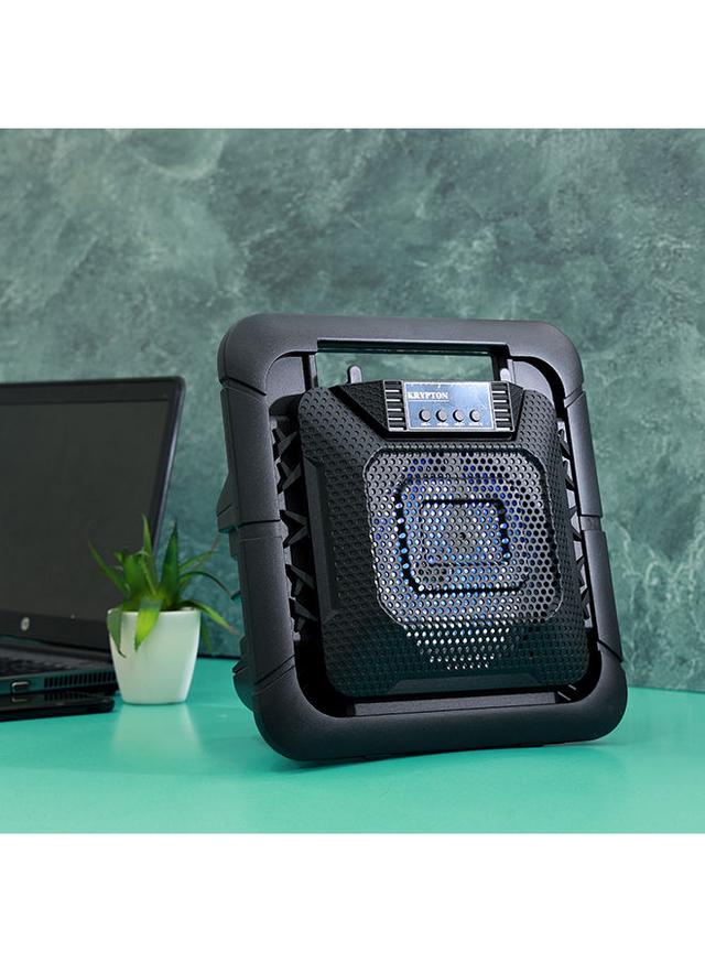 مكبر صوت محمول (سبيكر محمول) - أسود Krypton Rechargeable Portable Speaker - SW1hZ2U6MjcxNjM5